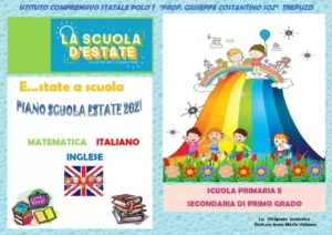 Locandina Piano Scuola Estate 2021