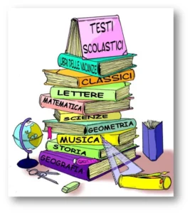 Pila di libri di diverse discipline
